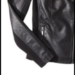 Mossimo cropped pleather jacket